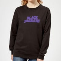 Black Sabbath Logo Damen Sweatshirt - Schwarz - 5XL - Schwarz