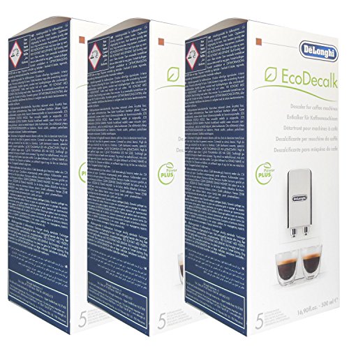 3x DeLonghi SER 3018 EcoDecalk Entkalker für Kaffeevollautomaten 500ml