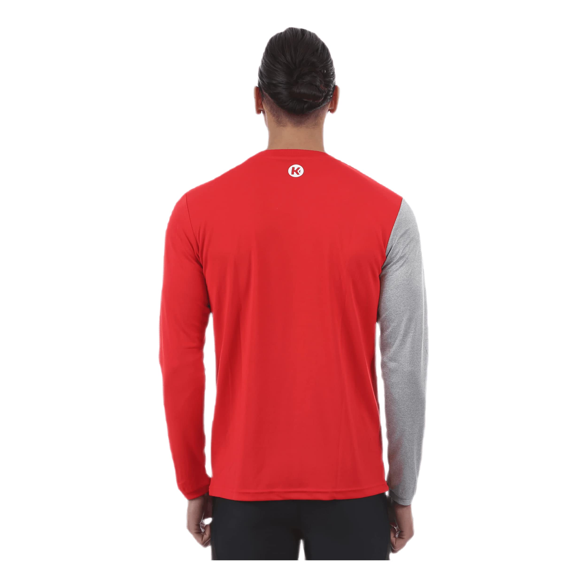 Kempa Herren Core 2.0 Langarmshirt, rot/Dark grau Melange, 3X_l