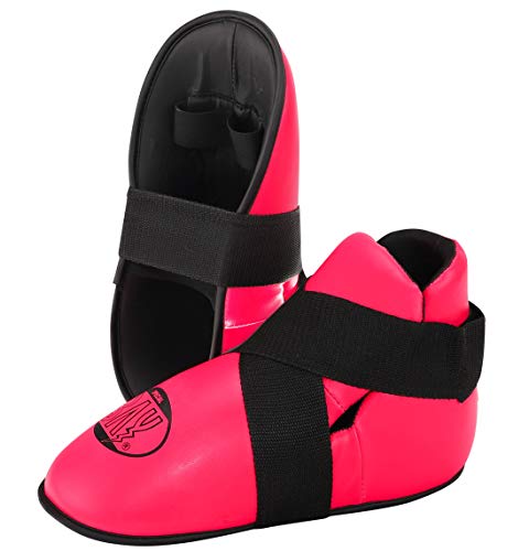 Bay SUPERKICK Fußschutz pink rosa Fußschützer Kickboxen Kick-Boxen Safety (S)