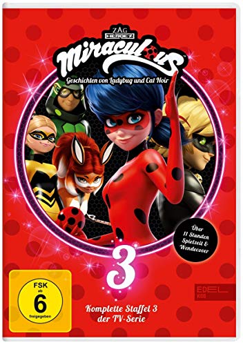 Miraculous - Geschichten von Ladybug & Cat Noir - Die komplette 3. Staffel [3 DVDs]