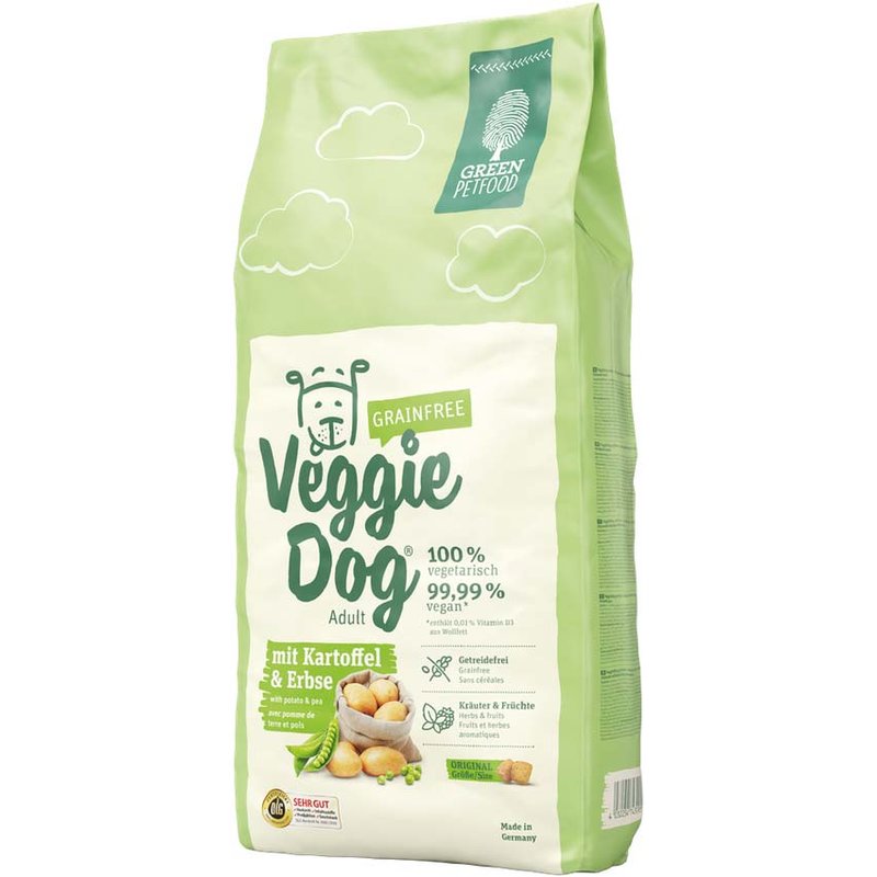 Green Petfood VeggieDog grainfree Hunde-Trockenfutter -... (4,59 &euro; pro 1 kg)
