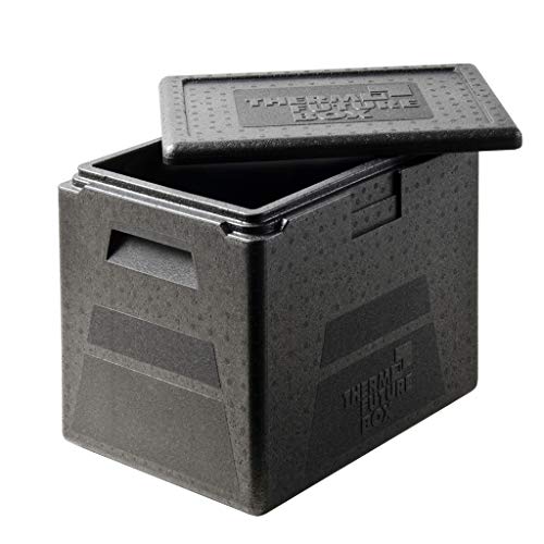 Thermo Future Box Thermobox Kühlbox, Transportbox Warmhaltebox und Isolierbox mit Deckel,25 Liter extra hohe T,Thermobox aus EPP (expandiertes Polypropylen)