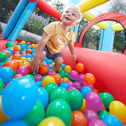 HOME DELUXE - Spielbälle Spin - Bälle für Bällebad - Bunt, 360 Stück I Babybälle Kugelbad Plastikbälle