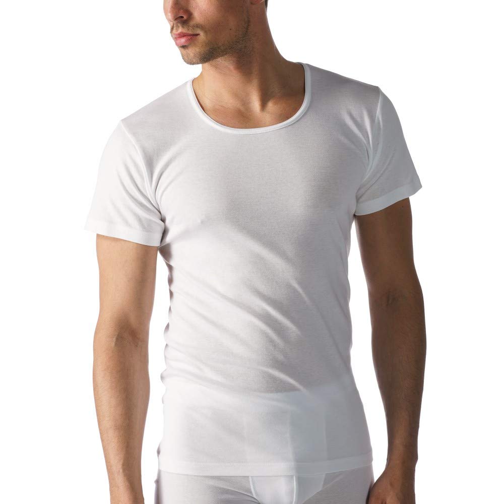 Mey Tagwäsche Serie Casual Cotton Herren Shirts 1/2 Arm Weiss L(6)