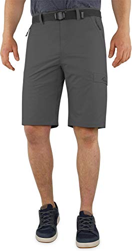 normani Softshell Shorts Kurze Bermuda Funktionshose für Herren S - XXXXL Farbe Anthrazit Größe L