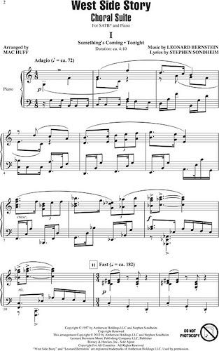 West Side Story: Choral Suite - SATB - Stimme