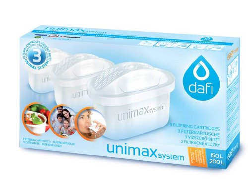 10 Dafi Unimax Wasserfilter Kartuschen passend auch für Brita Maxtra, PearlCo Unimax