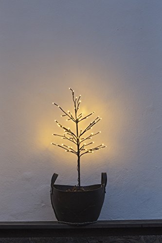 Sirius Outdoor LED Baum Noah 80 LED warmweiß - für den Außenberich - Höhe 110 cm braun - Zuleitung 8 m