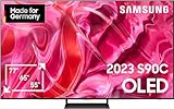 Samsung OLED 4K S90C 77 Zoll Fernseher (GQ77S90CATXZG), Quantum HDR OLED, Neural Quantum Prozessor 4K, LaserSlim Design [2023]
