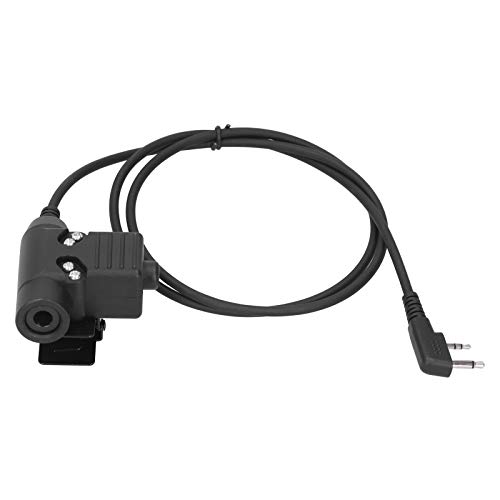 Estink U94 PTT-Audioadapterkabel, Walkie-Talkie-Headset-Anschluss, Walkie-Talkie-Headset-Kabel, geeignet für Baofen Uv-5R, Tk-3107, Kd-C1-Walkie-Talkie-Headset