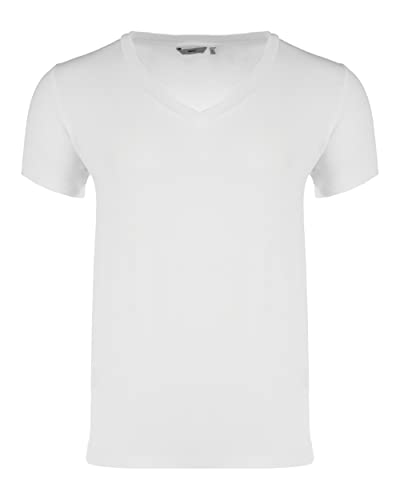 Mexx Men's Under v-Neck T-Shirt, White, M