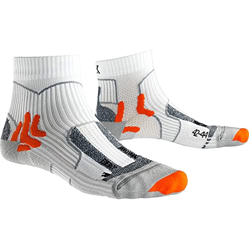 X-Socks Marathon Energy Socks, Arctic White/Pearl Grey, 42-44