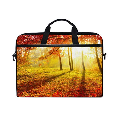 LUNLUMO Autumnal Park 15 Zoll Laptop und Tablet Tasche Durable Tablet Sleeve für Business/College/Damen/Herren