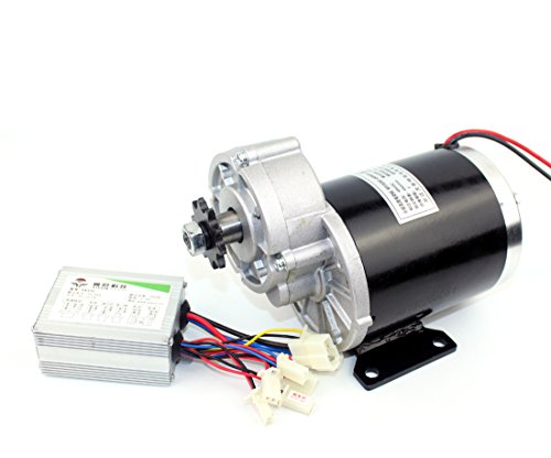L-faster 24V36V48V 450W Unitemotor MY1020Z Electric Trike Brushed Motor with Gearbox Electric Geared Engine for Electric 3-Wheel Tricycle (24V kit)
