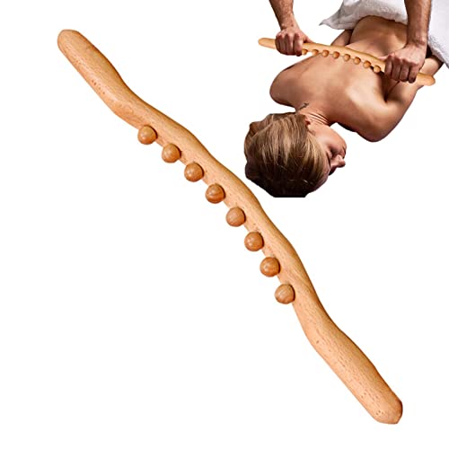 Voiakiu 4 Pcs Lymphmassagegerät,Body Shaping Tools Massage Stick Roller | Body Sculpting Tools Hand-Cellulite-Entferner, 8-Perlen-Körpermassagestab für alle Ihre Körper-Spa-Massage