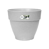 elho Vibia Campana Rund 47 - Blumentopf für Außen - Ø 47.0 x H 40.4 cm - Grau/Living Beton