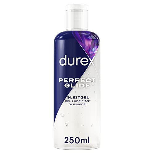 Durex Perfect Glide Gleitgel - Silikonbasierendes Gel - Ideal für Analsex - 1 x 250 ml