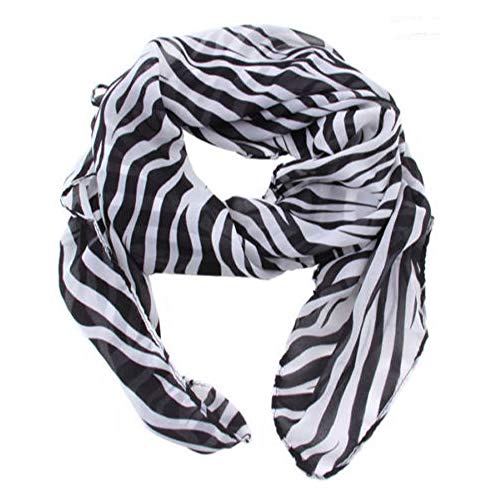 TXIN Leichter Damen-Schal mit langen Drucken, Zebramuster