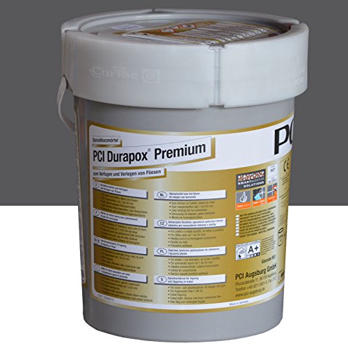 PCI Durapox Premium Reaktionsharz-Mörtel 5kg Eimer, Anthrazit