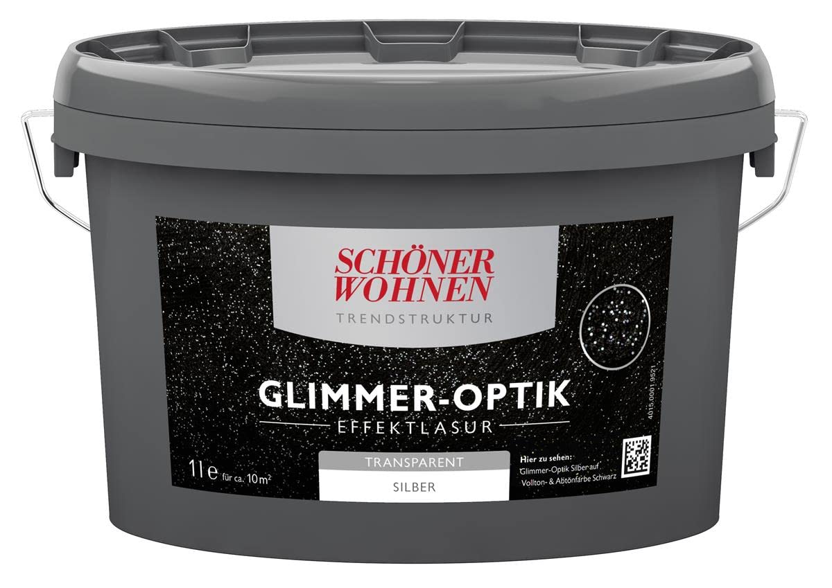 Glimmer-Optik Effektlasur Schöner Wohnen Granat 1 l
