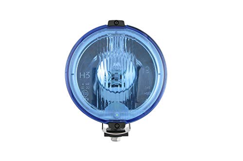 Blau Rund Fernscheinwerfer, Zusatzscheinwerfer mit 12V LED RING Positionslicht ⌀183 mm