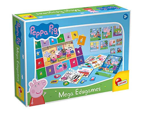 LISCIANI 92062 Wutz Peppa Pig Baby Mega Edugames Collection, Sammlung von Lernspielen, bunt