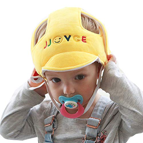 Eyand Baby Schutzhelm - Verstellbarer Schutzhelm für Kleinkinder, Schutzhut für weiche Säuglinge, Kopfschutzhut zum Krabbeln beim Gehen (gelb)