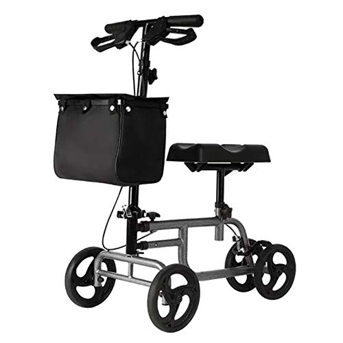 Knie Walker (All Terrain) - 8 Zoll Steuerbare Scooter für Gebrochenes Bein, Fuß, Knöchel-Verletzungen - Orthopädische Sitzkissen für Erwachsene und ältere Medical