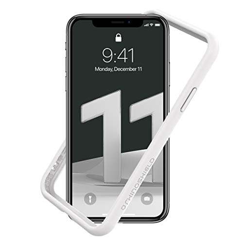RhinoShield Bumper Case kompatibel mit [iPhone 11 / iPhone XR] | CrashGuard NX - Schockabsorbierende Dünne Schutzhülle 3.5 Meter Fallschutz - Weiß