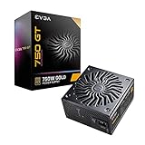 EVGA Supernova 750 GT, 80 Plus Gold 750W, Fully Modular, Auto Eco Mode with FDB Fan, 7 Year Warranty, Includes Power ON Self Tester, Compact 150mm Size, Power Supply 220-GT-0750-Y2 (EU)