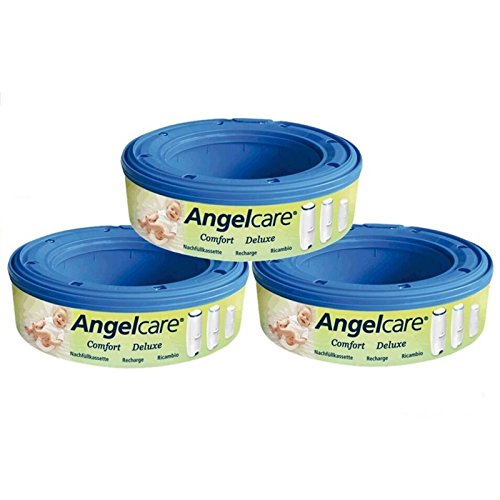 Angelcare 180400-3n 3 Nachfüllkassetten, blau