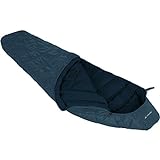 VAUDE Mumienschlafsack 220 cm Sioux 800, atmungsaktiver 3-Jahreszeiten Schlafsack, kompakter Kunstfaserschlafsack 1500g für Indoor & Outdoor-Camping, baltic sea, right