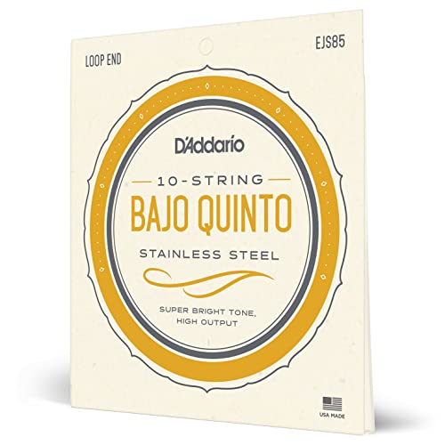 D'Addario EJS85 Edelstahlsaiten für Bajo Quinto
