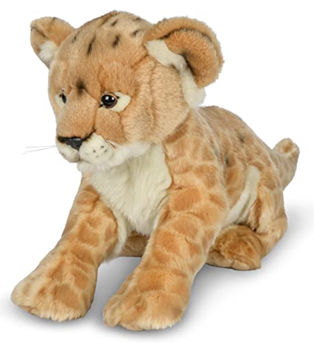 Uni-Toys - Löwenbaby - 31 cm (Länge) - Plüsch-Löwe, Wildtier - Plüschtier, Kuscheltier
