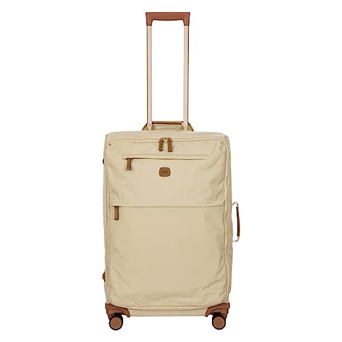 Bric's X-Bag Großer Spinner mit Rahmen - 27 Zoll - Koffer mit Rollen - Kariertes Gepäck - Sahara, Sahara