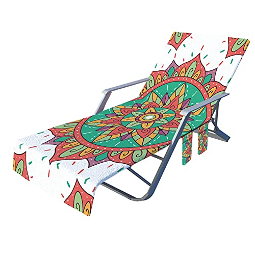 XINXI-YW Schwimmschulung Universal Strand Bettstuhl Handtuchabdeckung Pool Sonnenliege Dekoration Sitzschutz Hülle mit Seitenaufbewahrungstasche Für Kinder und Erwachsene (Color : Type 3)