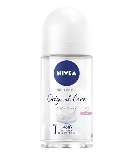 Nivea Roll On Women 50ML (Pack of 6) Original Care, 0% Alcohol