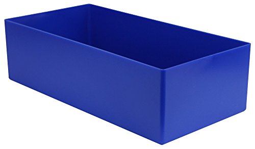 Einsatzkasten blau, Höhe 63 mm, LxB = 216x108 mm (LxBxH), Eco-Pack = 10 Stück