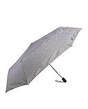 DON ALGODON Regenschirm Taschenschirm mit Auf-Zu-Automatik, Stangen 54 cm Ø100 cm klein, klein, leicht & kompakt Damen Lucy Schwarz