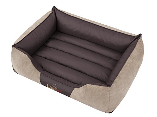 HobbyDog XL NICBEZ2 Hundebett Nice Größe XL - 85 X 65 cm Beige Bett Betten Hundematte M, XL, Beige, 3.2 kg