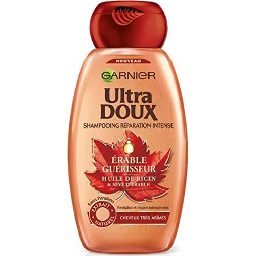 Garnier Ultra Soft Shampoo für intensives Reparieren von Ahornholz, 4 Stück