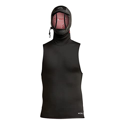 XCEL Infinity 1 mm Hooded Vest Rash Vest Medium Black