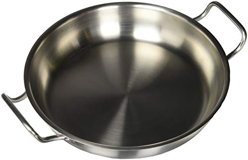 Paderno Stainless Steel 11 Inch Paella Pan