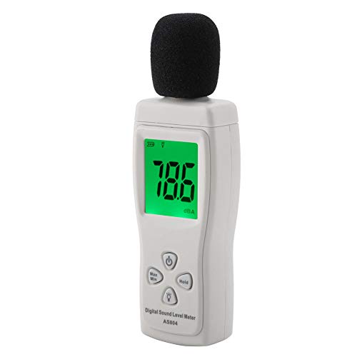 Schallpegelmesser Dezibel Digitales Rauschmessgerät mit hoher Genauigkeit Geräuschqualität Testerbereich 30-130 dB (A) für die Industrie