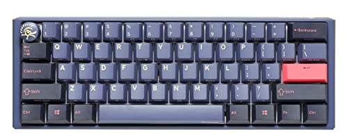 Ducky - One 3 Cosmic Blue Gaming Tastatur - PC Keyboard Mechanische Tastatur, RGB-LED, DE-Tastenlayout, Hot-Swap-fähig MX-Brown - Blau
