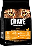 Crave Adult Trockenfutter mit Truthahn & Huhn, 7kg (1 Beutel) – Premium Katzenfutter trocken mit hohem Proteingehalt und ohne Getreide – Hergestellt mit 100 Prozent natürlichem Huhn