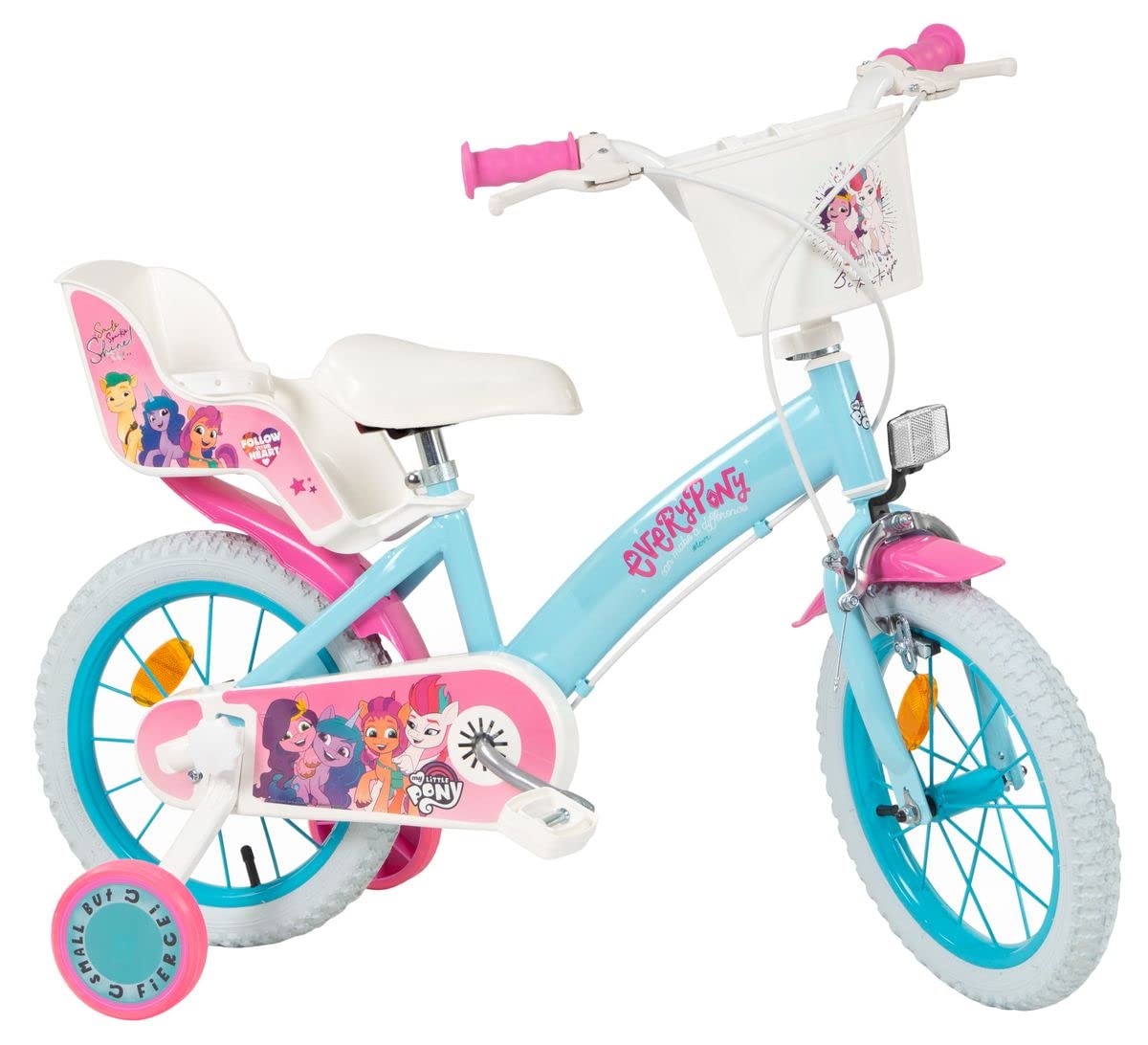 14 Zoll Disney Kinder Mädchen Fahrrad Kinderfahrrad Kinderrad Mädchenfahrrad Mädchenrad Rad Bike My Little Pony 1497