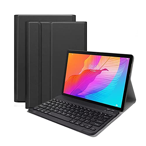 Lobwerk 2in1 Bluetooth Tastatur und Cover für Huawei Honor 6 T10/T10S Matepad Case Schutz Hülle