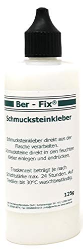 Ber-Fix Schmucksteinkleber - Ein Kleber zum Reparieren und Dekorieren (125g)